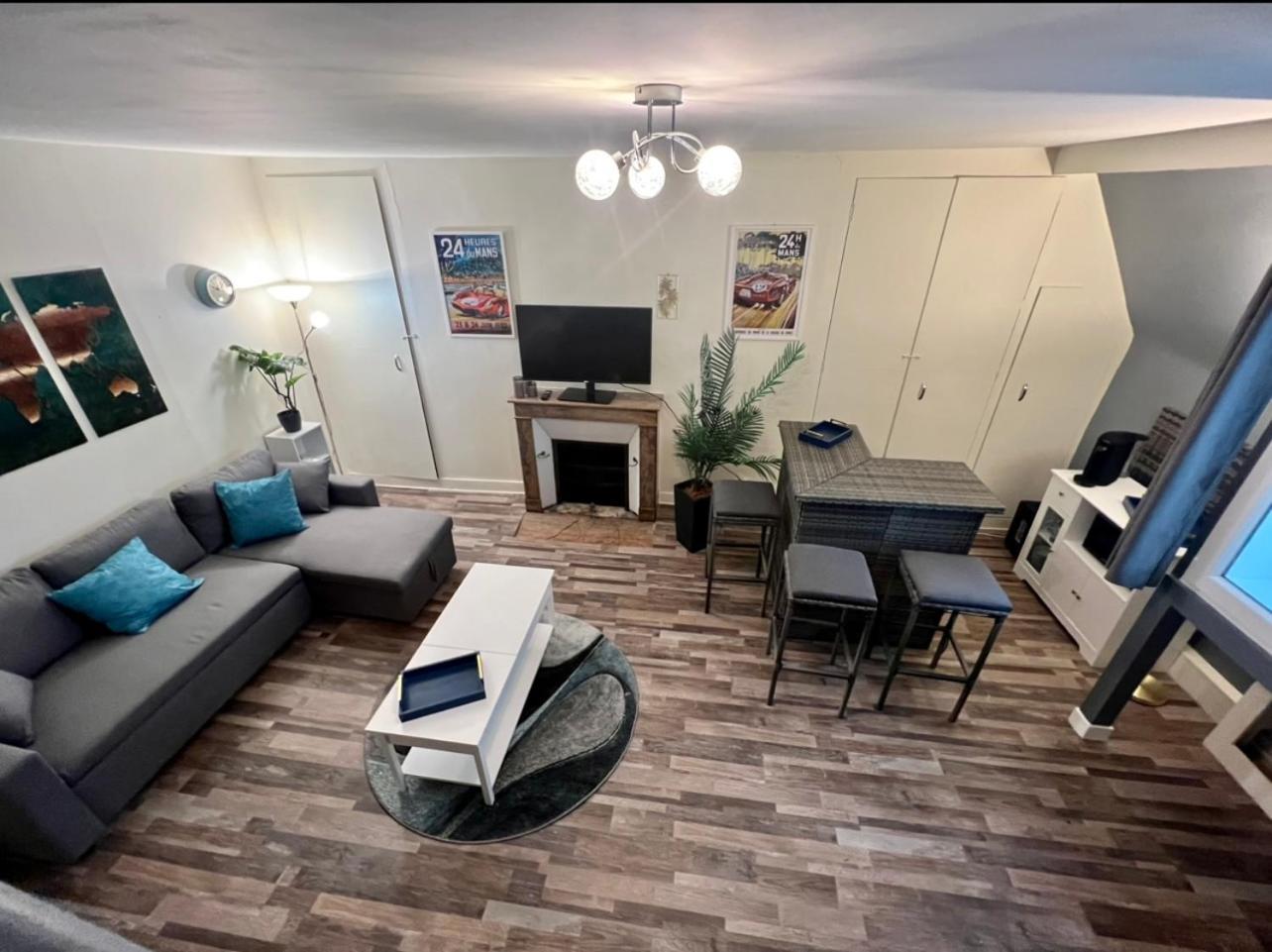 Duplex Au 2Eme Et De Notre Maison -Acces Au Jardin-Smart Tv-Streaming-Wifi Le Mans Eksteriør billede